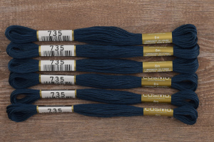 Мулине COSMO однотонный цвет  735       . Арт 25-6/735       