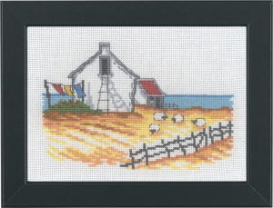 Набор для вышивания "Овечки на пастбище". Арт 13-3156