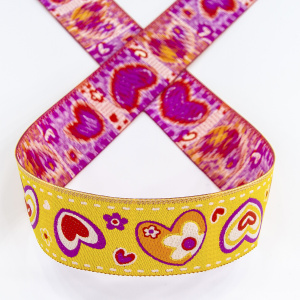 Лента жаккард SAFISA, 25 мм, 15 м, цвет 01. Арт 9127-25мм-01            