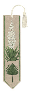 Набор для вышивания закладки "Bookmark Yucca" (Юкка), 20 х 4,5 см. Арт 4730