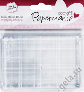 Прозрачный блок для штампов. Арт PMA9031002              