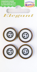 Пуговицы ELEGANT. Арт 14985-18-00008/4