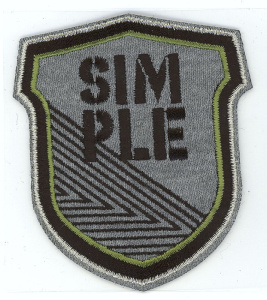 Термоаппликация "Всё просто". Арт 36134/1SB