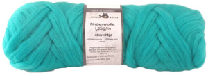 Ровница Fingerwolle, 100% шерсть, цвет морской волны, 50 г, 40 м. Арт 998-5100