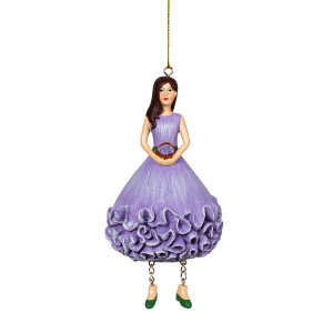 Фигурка декоративная, Blumenmädchen "Скабиоза". Арт 850012-700