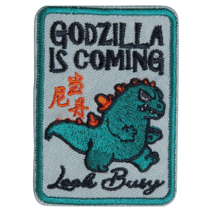 Термоаппликация "Годзилла идет". Арт 39204