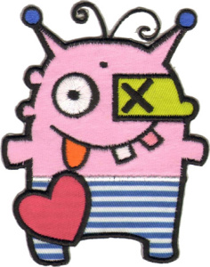 Термоаппликация HKM "Монстр с языком". Арт 32028/1SB