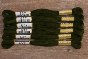 Мулине COSMO однотонный цвет  637       . Арт 25-6/637       