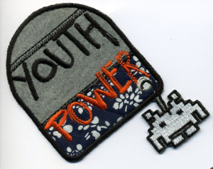 Термоаппликация HKM "Youth Power". Арт 32591/1SB