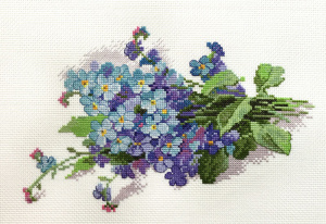 Набор для вышивания "Букет незабудок" по рисунку К. Кляйн. Арт 06.002.51