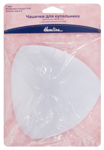 Чашечки для купальника, треугольные, без уступа с равномерным наполнением. Арт 962.M                   