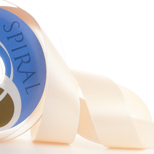 Лента атласная двусторонняя SAFISA, 25 мм, 25 м, цвет 83, чайная роза. Арт 110-25мм-83             