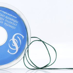 Шнур атласный SAFISA 1,5 мм, 25 м, цвет 97, болотный. Арт 470-97                  