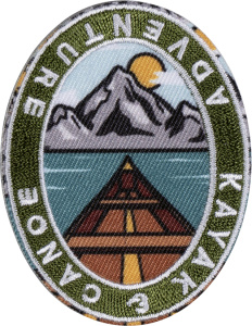 Термоаппликация "Приключения на байдарках и каноэ". Арт 43095