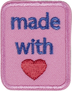 Термоаппликация "Сделано с любовью". Арт 42742