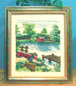 Набор для вышивания "Лодка". Арт 30163