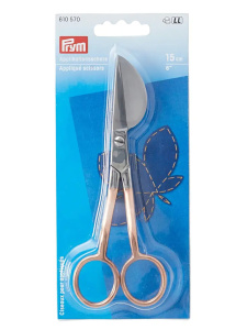 Ножницы для аппликаций  розовое золото,15 см. Арт 136-0610570-015000