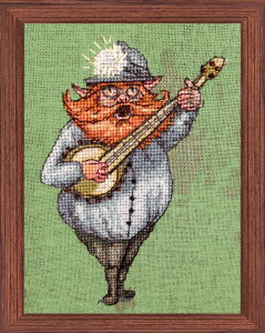 Набор для вышивания "Le Kobold de Germanie" (Музыкант из оркестра - Кобольд Германии). Арт 169-H08 KV
