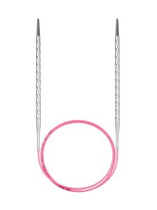 Спицы металлические круговые с удлиненным кончиком addiUnicorn Lace, №5,5, 80 см. Арт 716-2/5.5-80