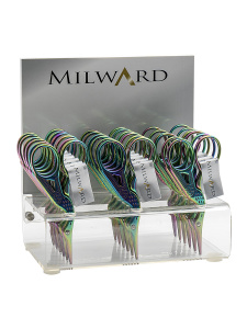 Ножницы для вышивания "Цапельки", 9 см, 18 шт. в картонном прикассовом стенде. Арт C003.2189010