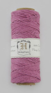 Шнур из пеньки HEMPTIQUE на катушке #20 - 1 мм, 62 ,5 м, 50 г. Арт HS20CO-BRPNK            