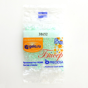 Бисер №10, 5 г., цвет 38652. Арт G 38652