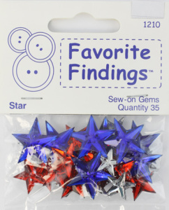 Набор декоративных элементов Favorite Findings "Звезды". Арт 550001210               
