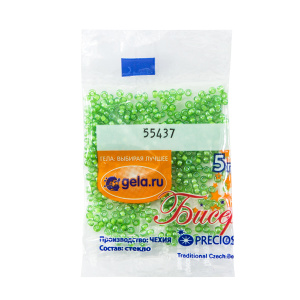 Бисер №10, 5 г., цвет 55437. Арт G 55437