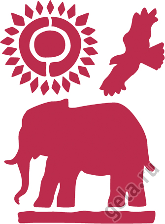 Трафарет, 3D "Африка". Арт KSPA06                  