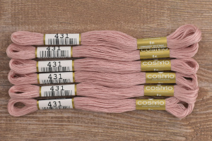 Мулине COSMO однотонный цвет  431       . Арт 25-6/431       