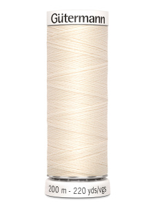 Нить Gütermann универсальная № 100, цвет 0000802, 100% полиэстер, 200 м. Арт 112-0748277-000802