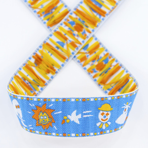 Лента жаккард SAFISA, 20 мм, 15 м, цвет 01. Арт 9108-20мм-01             