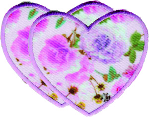 Термоаппликации HKM "Herz Rosenprint". Арт 33322/SET