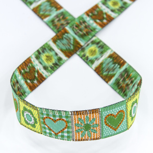 Лента жаккард SAFISA, 20 мм, 15 м, цвет 04. Арт 9178-20мм-04