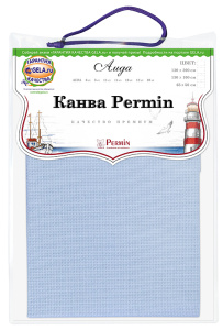 Канва в упаковке Aida 14 ct, 65 х 50 см, цвет №303 . Арт 357/50/303