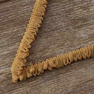 Тесьма декоративная, 17 мм, цвет бежевый. Арт 2209/27