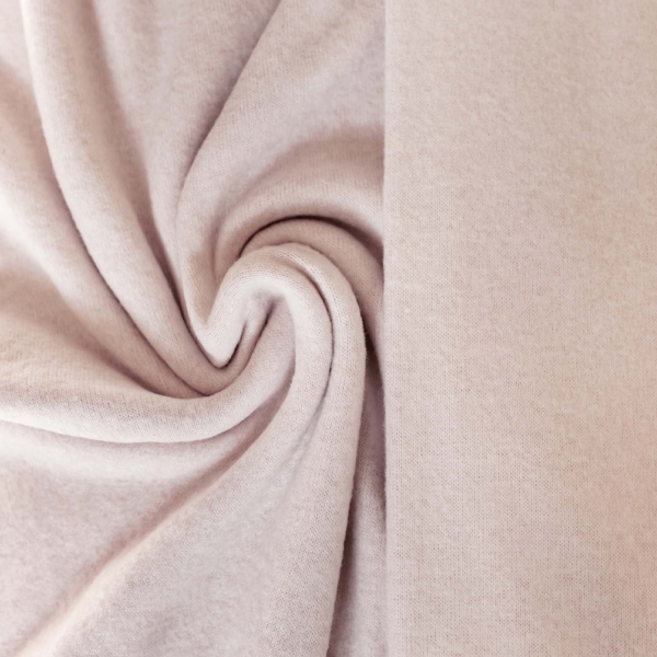 Ткань Recycled Brushed Jercey, 53% переработанный полиэстер, 28% хлопок, 15% полиэс. 135 см, 220г/м². Арт 2164.3