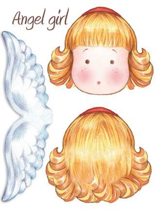 Лицо для изготовления кукол. Арт FLSS/ST26               