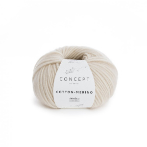 Пряжа Cotton-Merino, 70% хлопок, 30% мериносовая шерсть, 50 г, 105 м. Арт 929.101