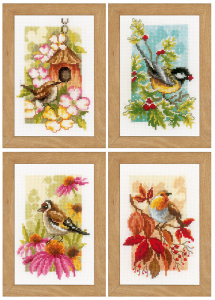 Набор для вышивания из 4-х сюжетов "Четыре времени года". Арт PN-0153564
