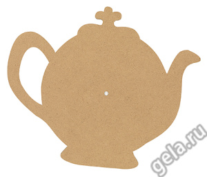 Заготовка для часов "Часы-чайник". Арт KF100                   