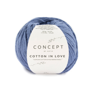 Пряжа Cotton in Love, 50% хлопок, 50% мериносовая шерсть, 50 г, 115 м. Арт 1249.64