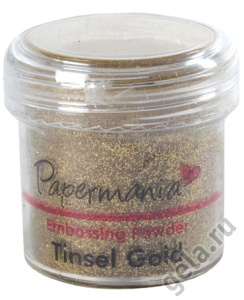 Пудра для тиснения, PAPERMANIA, золотые блестки. Арт PMA4021012              