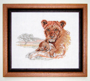 Набор для вышивания "Львы". Арт 50528