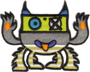 Термоаппликация HKM "Монстр с четыремя ногами". Арт 32039/1SB