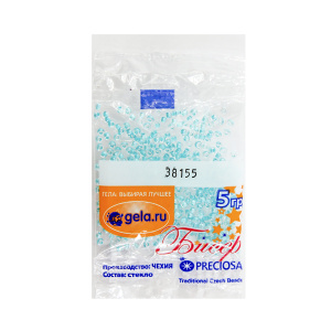 Бисер №10, 5 г., цвет 38155. Арт G 38155