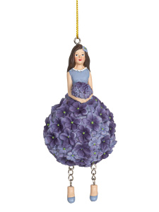 Фигурка декоративная, Blumenmädchen "Гортензия". Арт 850019-600