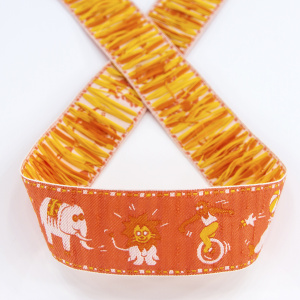 Лента жаккард SAFISA, 30 мм, 15 м, цвет 04. Арт 9108-30мм-04