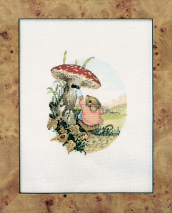 Набор для вышивания "Мышка-почтальон". Арт 84257