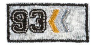 Термоаппликация "93". Арт 36382/1SB